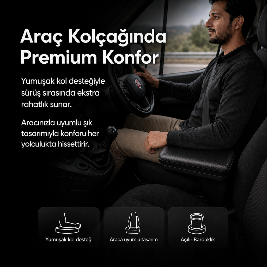 ADELKO Montajsız Oto Kolçağı