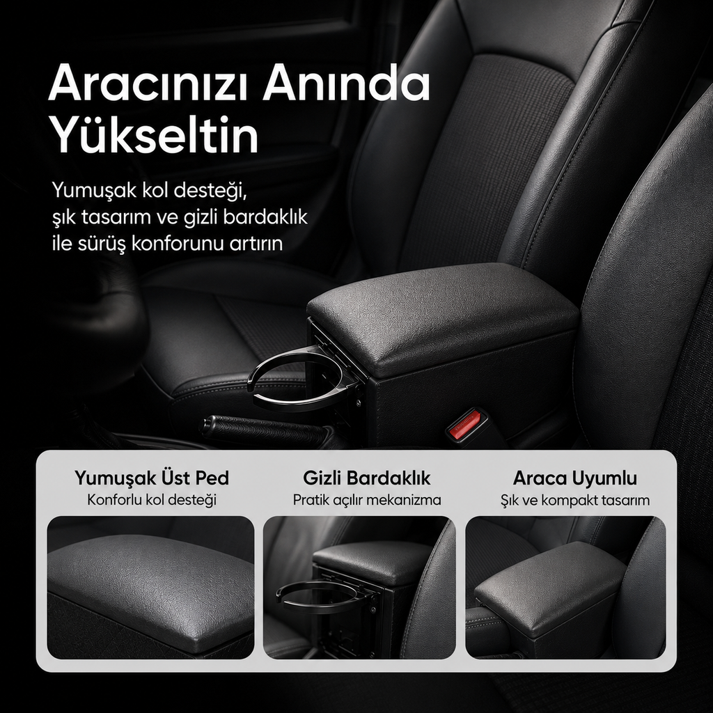 ADELKO Montajsız Oto Kolçağı