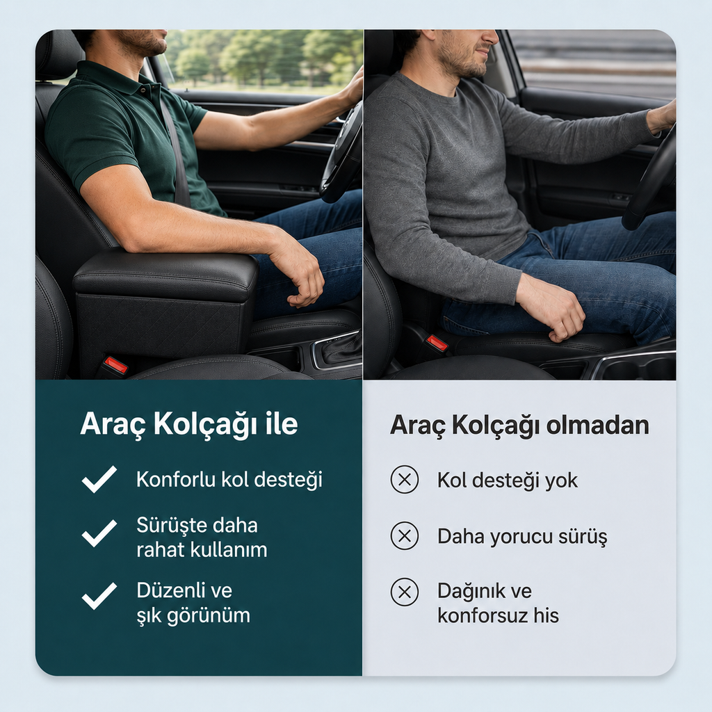 ADELKO Montajsız Oto Kolçağı