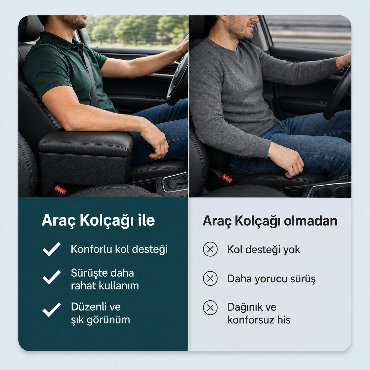 ADELKO Montajsız Oto Kolçağı